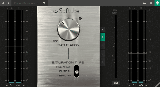 5. softube saturation Best Free Plugins For Mixing Metal Drums Whack Studio